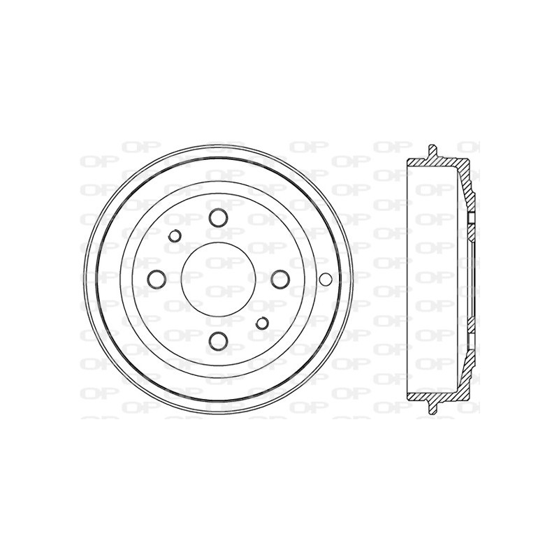 BRAKE DRUM OPEN PARTS ADAPTIVE 