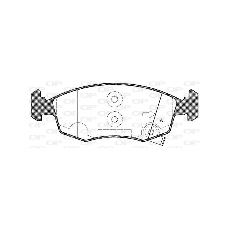 BRAKE PADS OPEN PARTS 1PCS 