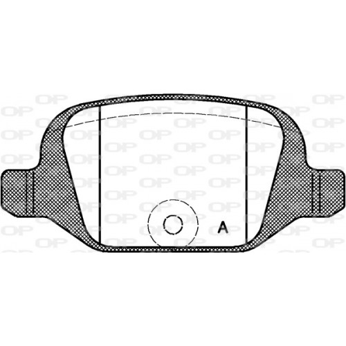 BRAKE PADS OPEN PARTS 1PCS 