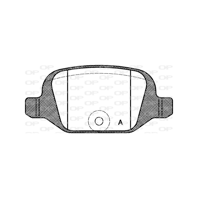 BRAKE PADS OPEN PARTS 1PCS 