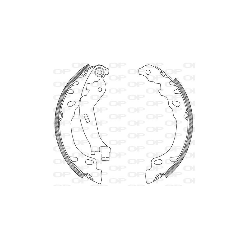BRAKE SHOES OPEN PARTS ADVANCE 