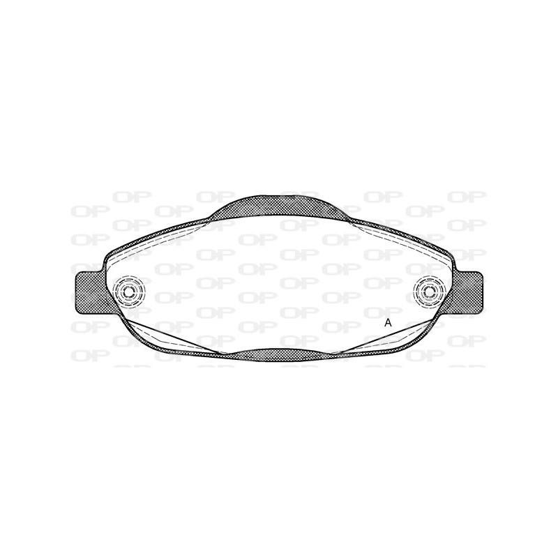 BRAKE PADS OPEN PARTS 1PCS 