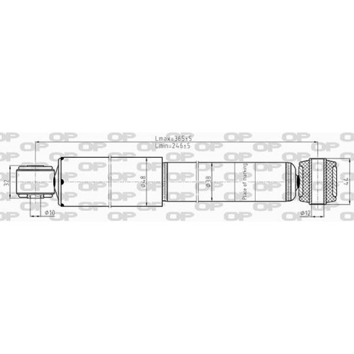 OP SHOCK ABSORBER REAR BILATERAL 