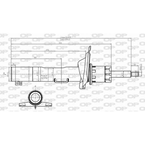 OP SHOCK ABSORBER FRONT BILATERAL 