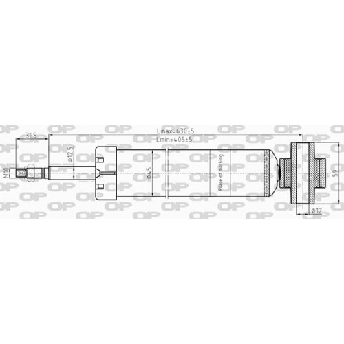 OP SHOCK ABSORBER REAR BILATERAL 