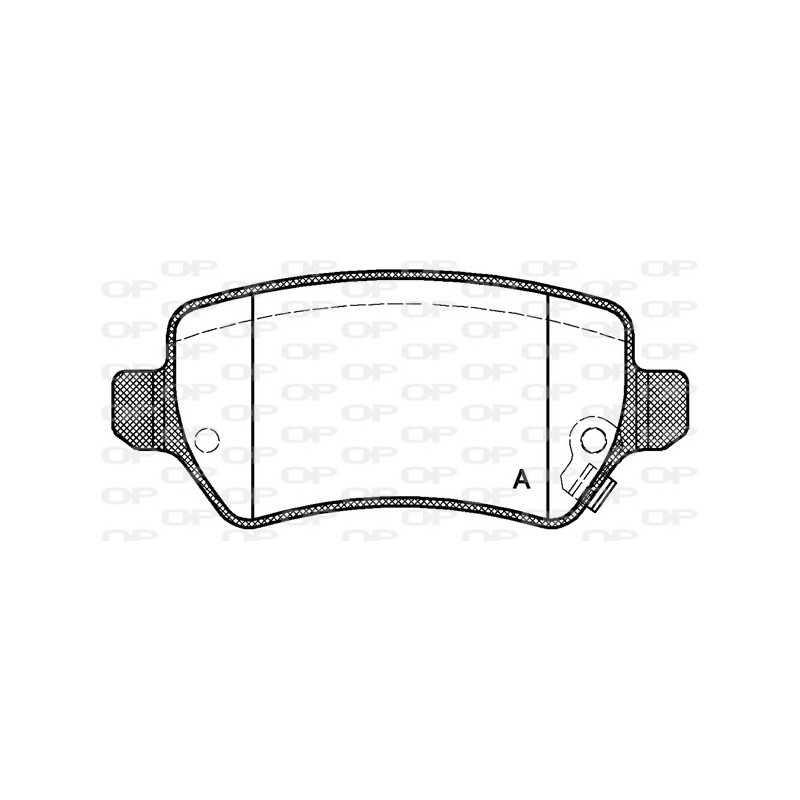 BRAKE PADS OPEN PARTS 1PCS 
