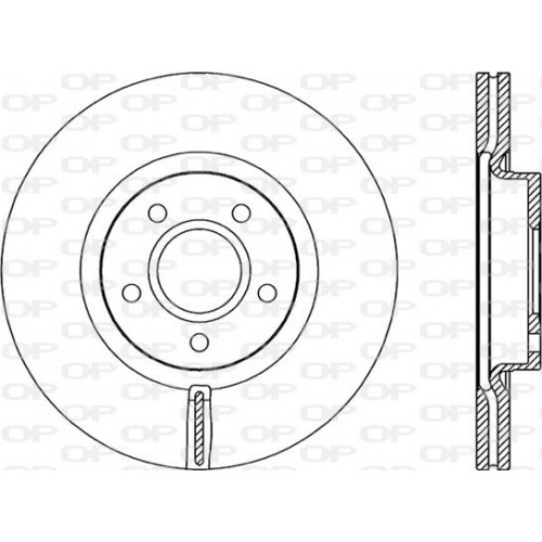 BRAKE DISC OPEN PARTS RADIANCE 2pcs 