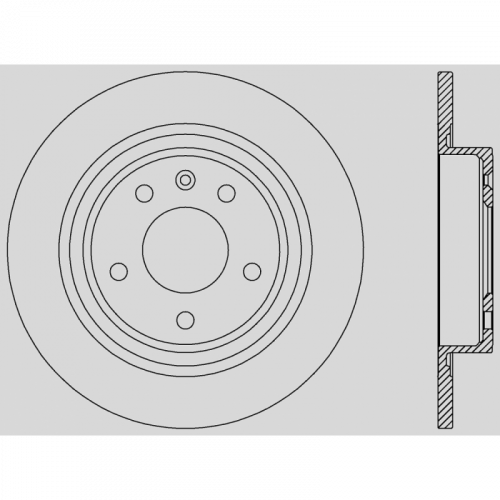 BRAKE DISC OPEN PARTS ADAPTIVE 2pcs 