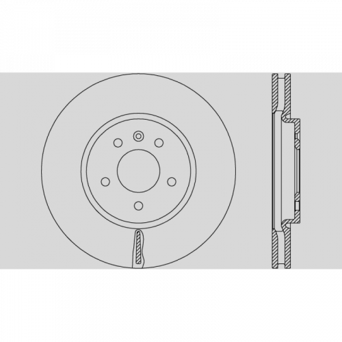 BRAKE DISC OPEN PARTS ADAPTIVE 2pcs 