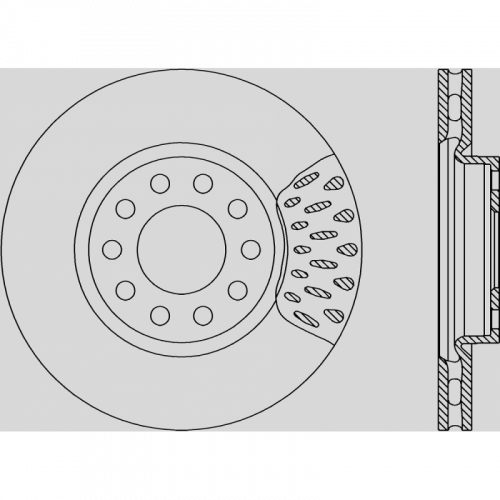 BRAKE DISC OPEN PARTS RADIANCE 2pcs 