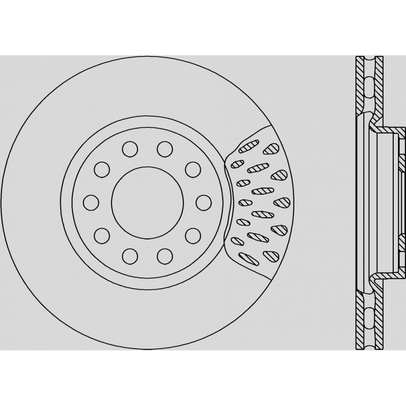 BRAKE DISC OPEN PARTS RADIANCE 2pcs 