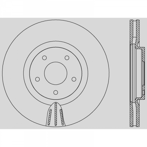 BRAKE DISC OPEN PARTS RADIANCE 2pcs 