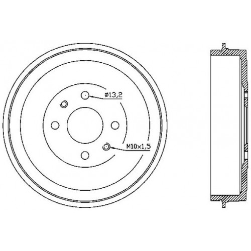 BRAKE DRUM OPEN PARTS ADAPTIVE 