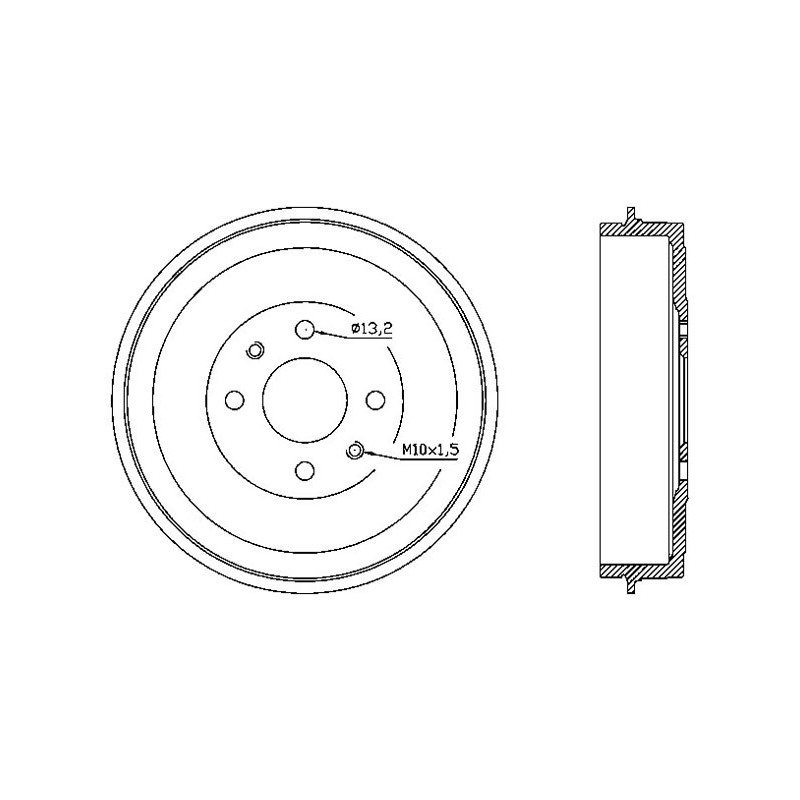 BRAKE DRUM OPEN PARTS ADAPTIVE 