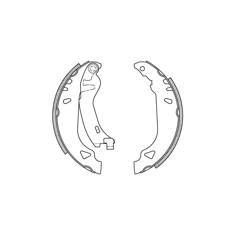 BRAKE SHOES OPEN PARTS ADVANCE 