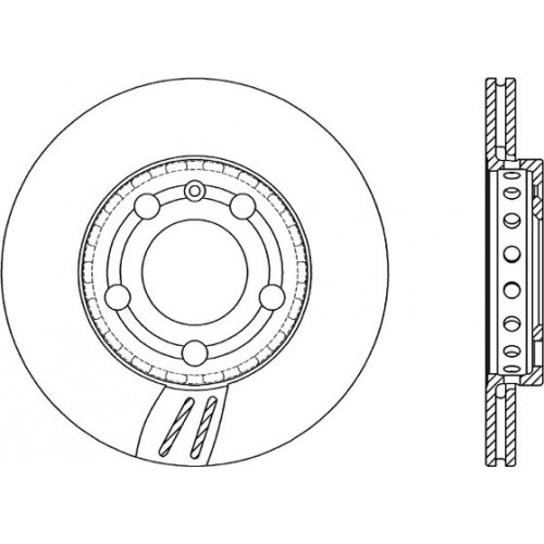 BRAKE DISC OPEN PARTS ADAPTIVE 2pcs 