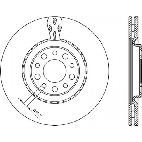 BRAKE DISC OP *ESAURIM RADIANCE 2pcs 