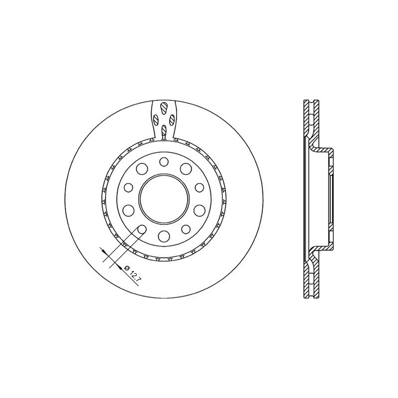 BRAKE DISC OP *ESAURIM RADIANCE 2pcs 