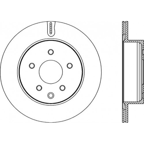 BRAKE DISC OPEN PARTS RADIANCE 2pcs 