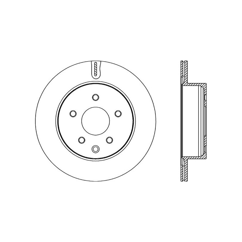 BRAKE DISC OPEN PARTS RADIANCE 2pcs 