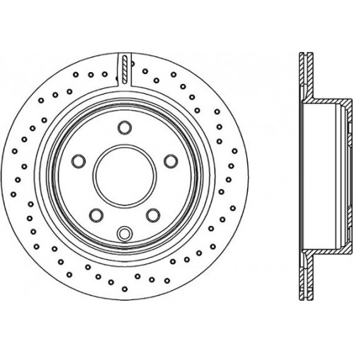 BRAKE DISC OPEN PARTS RS 2pcs *ESAURIM 