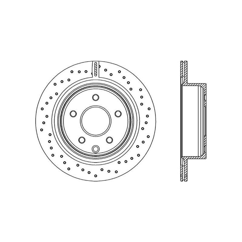 BRAKE DISC OPEN PARTS RS 2pcs *ESAURIM 