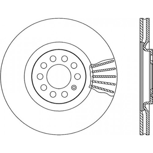 BRAKE DISC OPEN PARTS ADAPTIVE 2pcs 