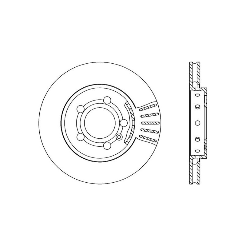 BRAKE DISC OPEN PARTS ADAPTIVE 2pcs... 