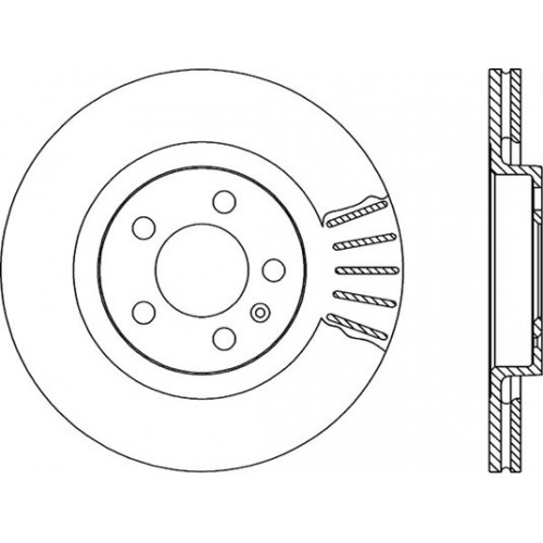 BRAKE DISC OPEN PARTS ADAPTIVE 2pcs 