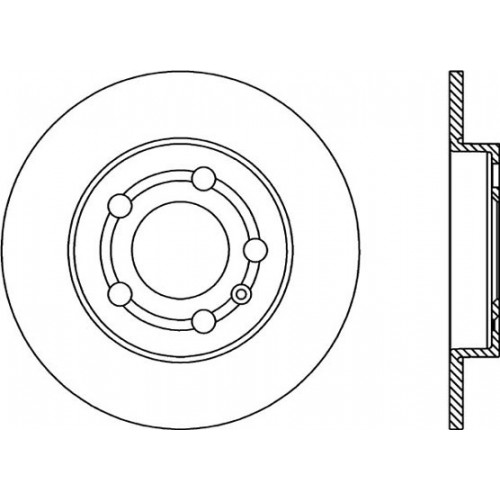 BRAKE DISC OPEN PARTS ADAPTIVE 2pcs 