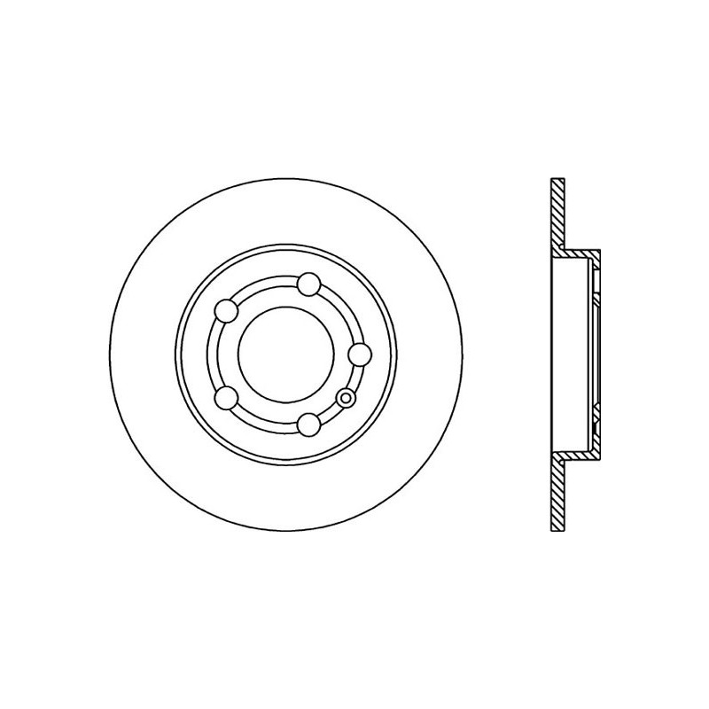 BRAKE DISC OPEN PARTS ADAPTIVE 2pcs 