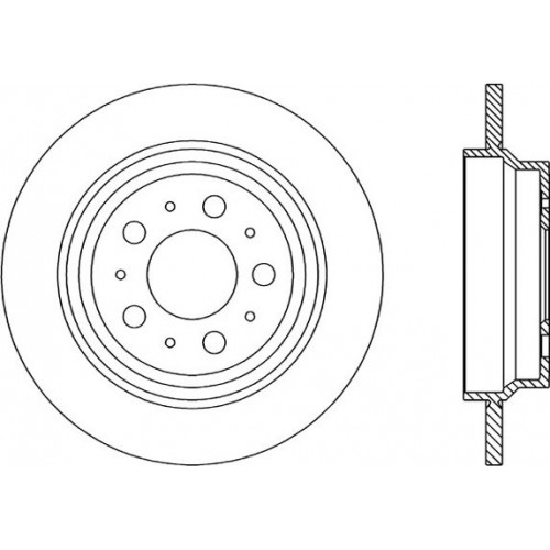 BRAKE DISC OPEN PARTS RADIANCE 2pcs 