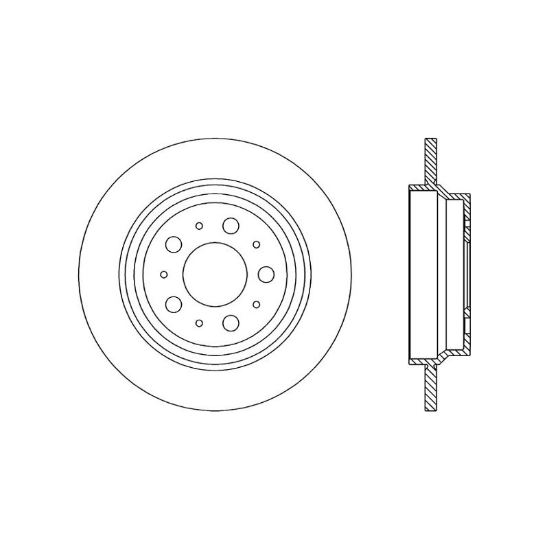 BRAKE DISC OPEN PARTS RADIANCE 2pcs 