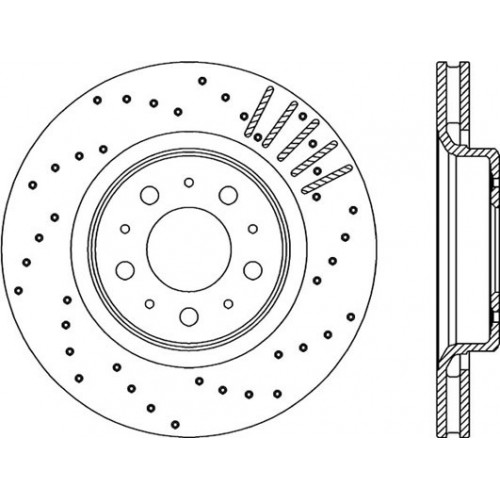 BRAKE DISC OPEN PARTS RS 2pcs *ESAURIM 