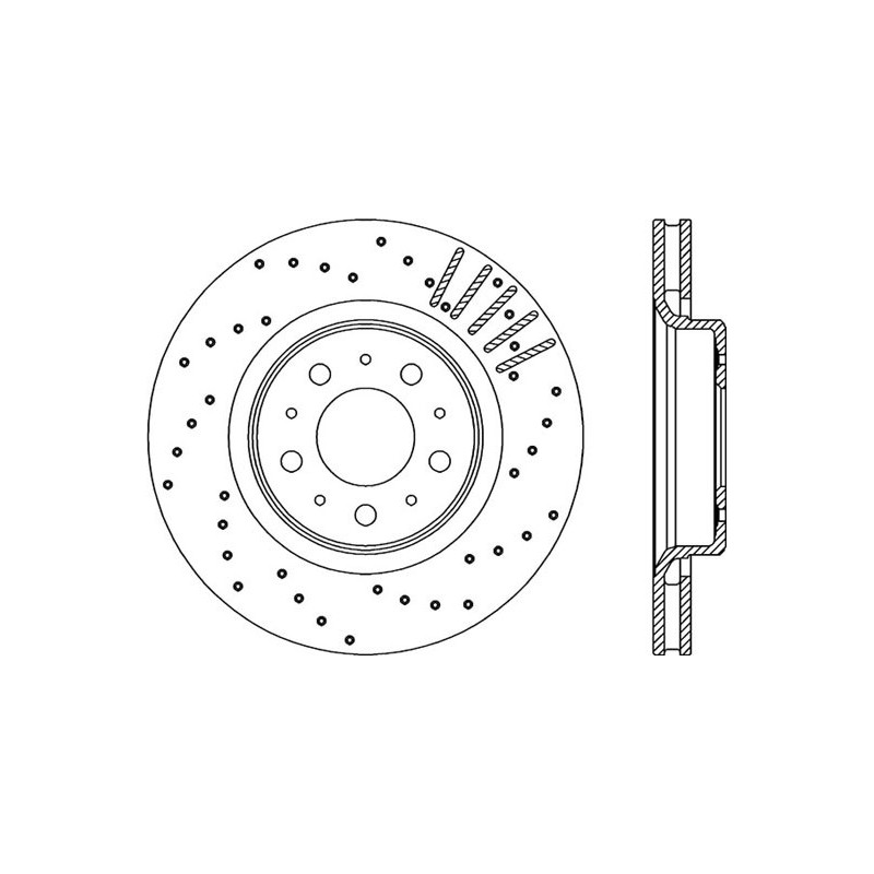 BRAKE DISC OPEN PARTS RS 2pcs *ESAURIM 