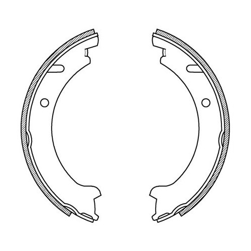 BRAKE SHOES OPEN PARTS ADVANCE 
