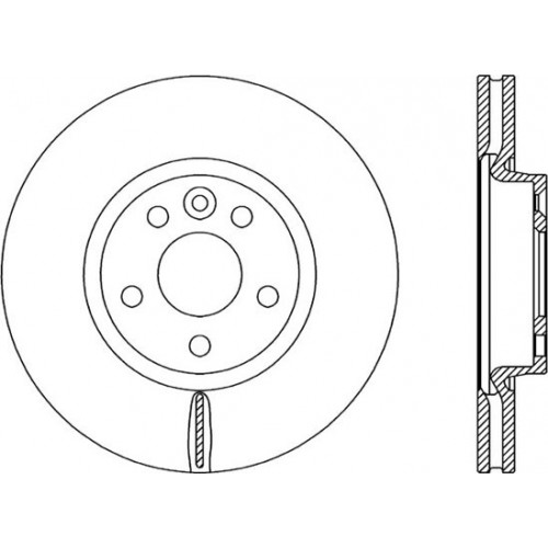 BRAKE DISC OPEN PARTS ADAPTIVE 2pcs 