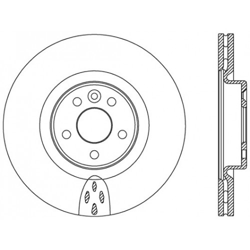 BRAKE DISC OPEN PARTS RADIANCE 2pcs 