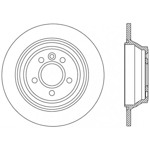 BRAKE DISC OPEN PARTS RADIANCE 2pcs 