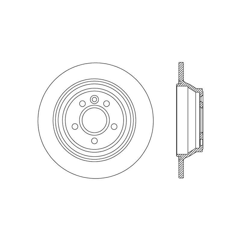 BRAKE DISC OPEN PARTS RADIANCE 2pcs 