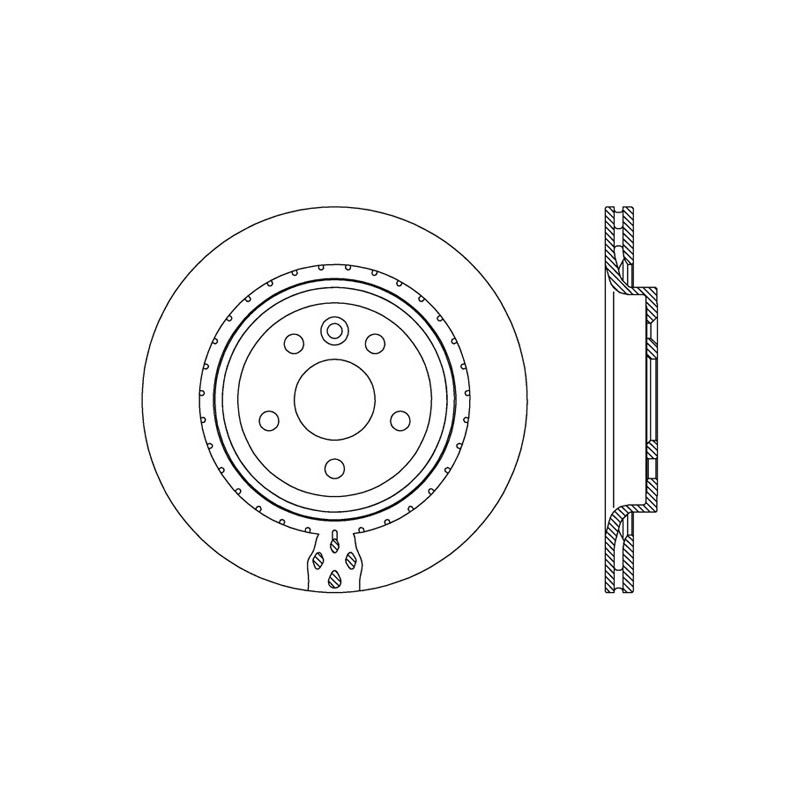 BRAKE DISC OPEN PARTS RADIANCE 2pcs 