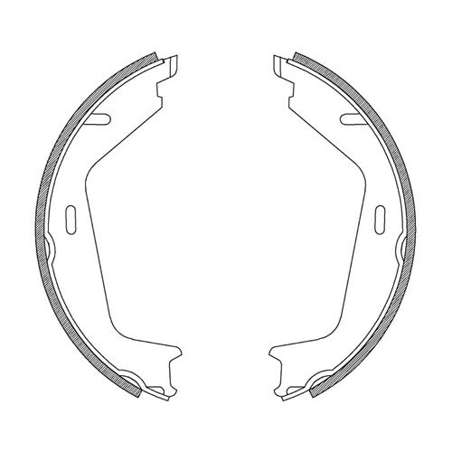 BRAKE SHOES OPEN PARTS ADVANCE 