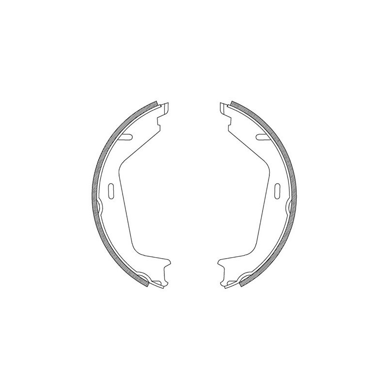 BRAKE SHOES OPEN PARTS ADVANCE 