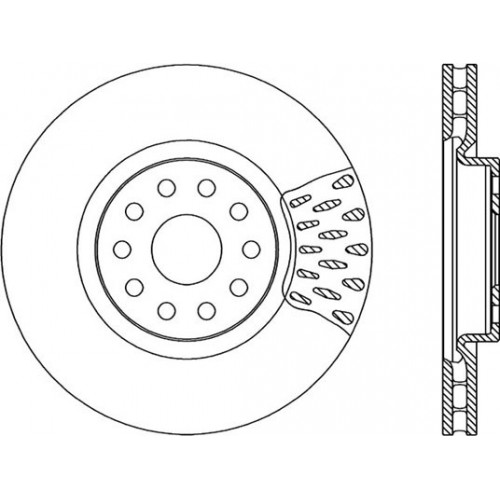 BRAKE DISC OP *ESAURIM RADIANCE 2pcs 