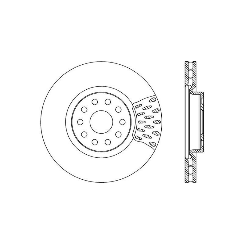 BRAKE DISC OP *ESAURIM RADIANCE 2pcs 