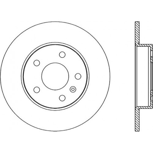 BRAKE DISC OPEN PARTS ADAPTIVE 2pcs 