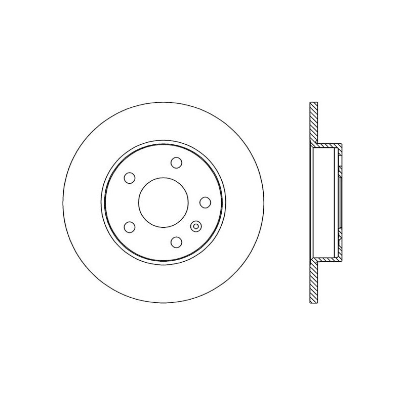 BRAKE DISC OPEN PARTS ADAPTIVE 2pcs 