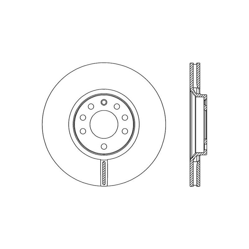 BRAKE DISC OPEN PARTS ADAPTIVE 2pcs 