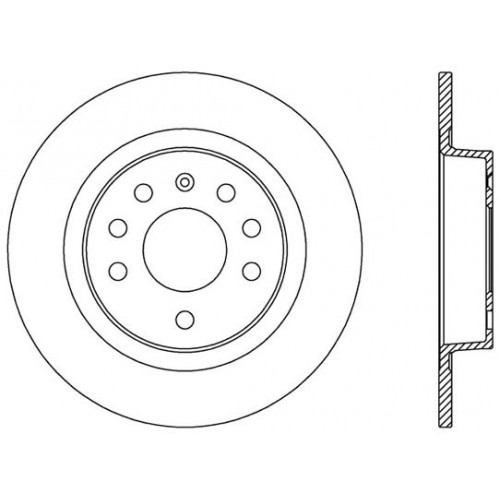 BRAKE DISC OPEN PARTS ADAPTIVE 2pcs 