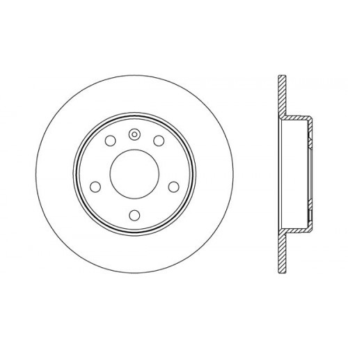 BRAKE DISC OPEN PARTS ADAPTIVE 2pcs 